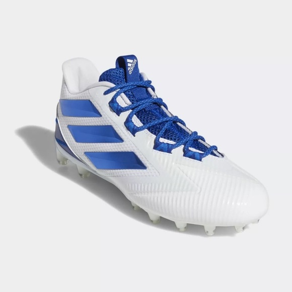 Adidas Freak Carbon Low Football Cleats White/Royal Blue F97398 Mens 18 NEW - Picture 2 of 9
